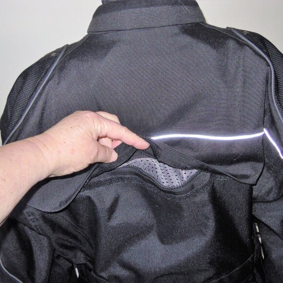 Joe Rocket Ballistic Series Black Motorcycle Riding Jacket Women's Size XL EUC - Picture 7 of 13